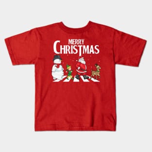 Holiday Crosswalk Crew Kids T-Shirt